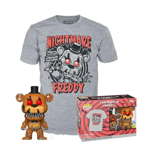 Funko Pop! & tee: Five Nights At Freddy'S (FNAF) - Nightmare Freddy Fazbear de Funko