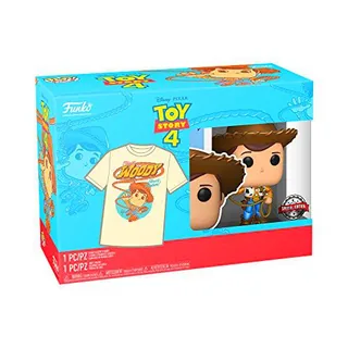 Funko Pop & tee: Disney- Woody- L, 63361