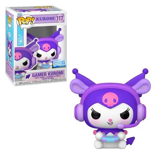 POP Gamer Kuromi Funko Original 117 (with Plastic Protection) de Funko