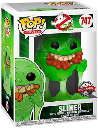 Funko Pop! Movies: Ghostbusters - Slimer with Hot Dogs (Translucent) Exclusive