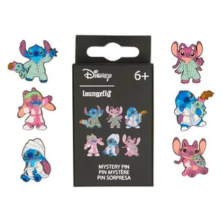 Loungefly - Disney - Stitch - Stich & Angel In Pyjamas Enamel Pin