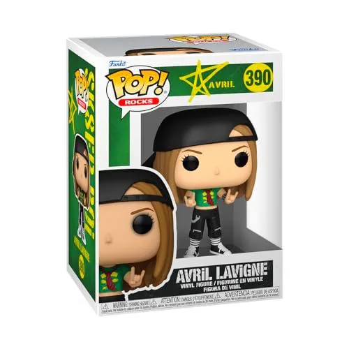 Funko Pop! Rocks: Avril Lavigne - Sk8ter BOI - Figura de Vinilo Coleccionable de Funko