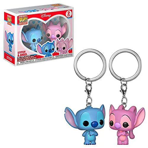 Funko Pocket POP! Keychain 2-Pack: Lilo & Stitch: Stitch & Angel, Multi