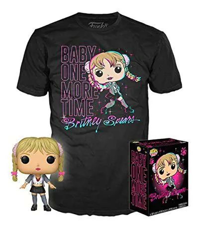 Funko Britney Pop! & tee Box Baby One More Time heo Exclusive Size M Shirts