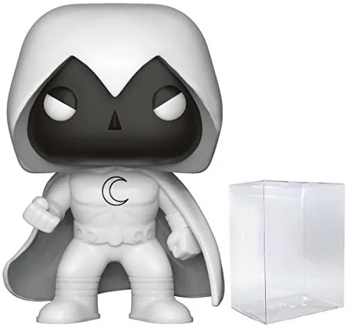Moon Knight (Walgreens Exclusive): x Funko POP! Marvel Vinyl Figure & 1 POP! Compatible PET Plastic Graphical Protector Bundle [#272 / 13243