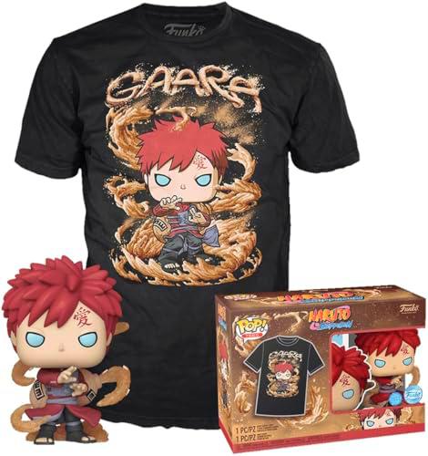 Funko Pop! &amp; tee: Naruto - Gaara - Brilla en la Oscuridad
