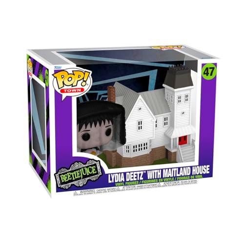 Funko Pop! Town: Beetlejuice - Deetz House with Lydia Deetz- Figura de Vinilo Coleccionable