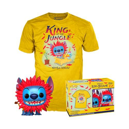 Funko Pop! &amp; tee: Stitch Costume - Simba - S - Camiseta, Franela