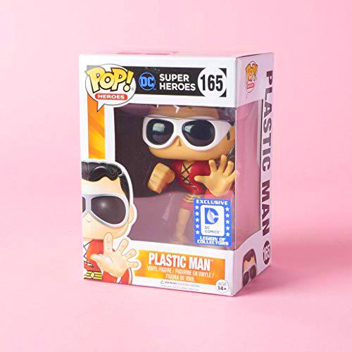Super Heroes Funko Pop! DC Legion of Collectors - Plastic Man #165 Vinyl Figure Bundled with Free Pop Box Protector Case