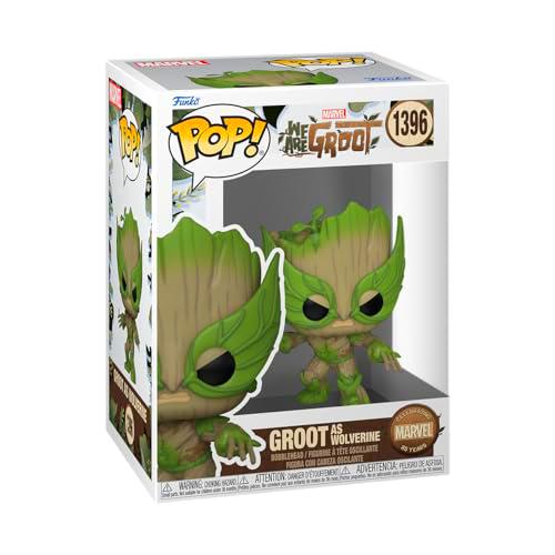 Funko Pop! Marvel: Wag - Wolverine - We Are Groot - Figura de Vinilo Coleccionable