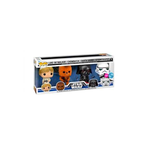Funko ¡ESTALLIDO! Paquete de 4 Figuras clásicas de Star Wars Pop 4 Star Wars