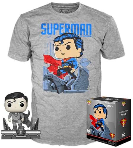 Funko DC - Booble Head Pop Nº XX - Superman + Camiseta (S)