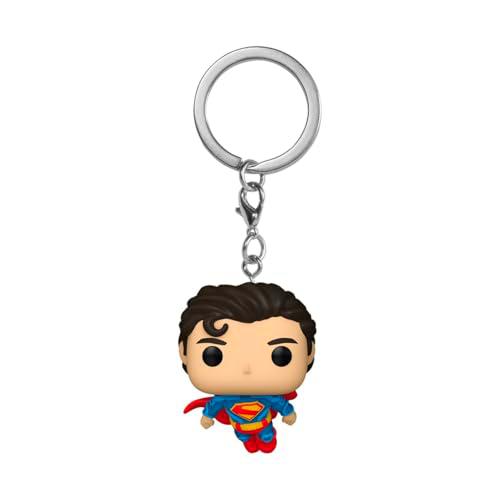 Funko Pop! Keychain: Superman 2025- Superman - Minifigura de Vinilo Coleccionable Llavero Original