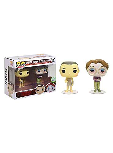 Pack 2 Figuras Pop! Stranger Things Upside Down Eleven &amp; Barb ECCC 2017 Exclusive