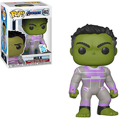 Hulk (Funko Insider Club Exclusive): Vengadores - Endgame x Funko POP! Figura de vinilo Marvel y 1 POP! Compatible con PET protector gráfico [#463 / 36671