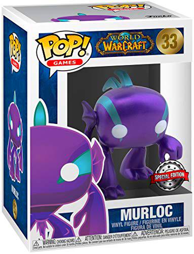 World of Warcraft Murloc Blizzard 30th (metalizado) Figura de vinilo 33 Unisex Funko Pop! Standard