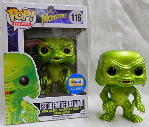 Funko - Figurine Classic Monsters - Creature from The Black Lagoon Metallic Version Exclu Pop 10cm