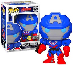 Funko Pop Marvel Avengers Mech Strike #829 - Captain America Glow in The Dark
