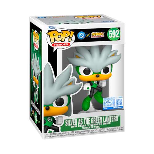 Funko Pop! Heroes: Justice League &amp; Sonic - Silver/Green Lantern Hybrid/GL