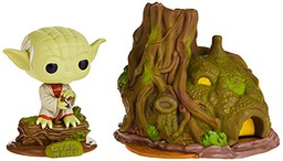 Funko - Pop! Town: Star Wars - Yoda's Hut Figura Coleccionable