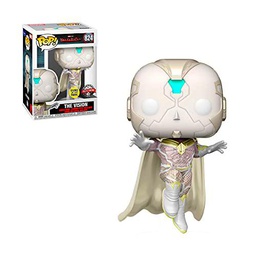 Funko Pop! Marvel: WandaVision - The Vision (Finale White Vision) brilla en la oscuridad exclusivo de Walmart