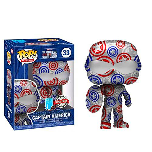 FUNKO POP Marvel Falcon &amp; The Winter Soldier Artist Series Patriotic Age Falcon EDICION Especial 56153
