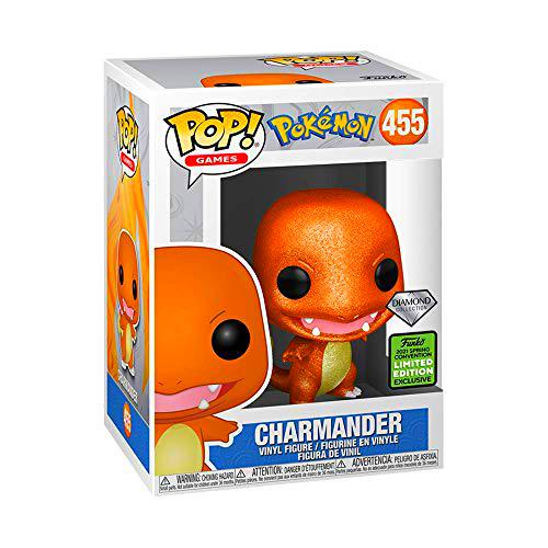 Funko POP! Games: Pokemon Charmander 455 Diamond Collection ( ECCC 2021 Shared Exclusive)