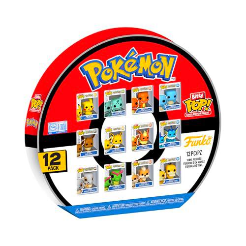 Funko Bitty Pop! Pokémon - Paquete de 12 - Incluye Pikachu