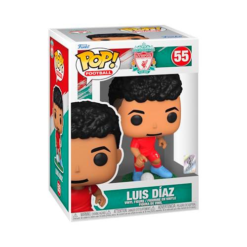 Funko POP! Soccer: Liverpool FC - Luis Diaz - Figuras Miniaturas Coleccionables Para Exhibición