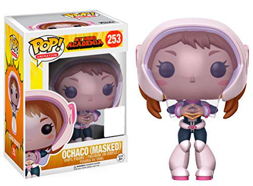 FunKo - Figura Pop elaborada en Vinilo 253, My Hero Academia Ochaco con máscara