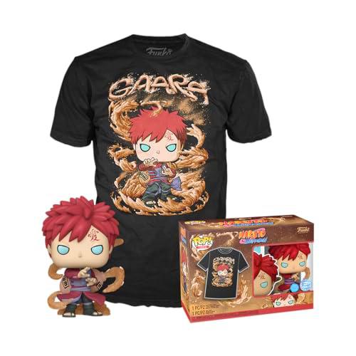 Funko Pop! &amp; tee: Naruto - Gaara - Brilla en la Oscuridad
