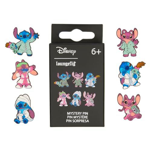 Loungefly - Disney - Stitch - Stich &amp; Angel In Pyjamas Enamel Pin