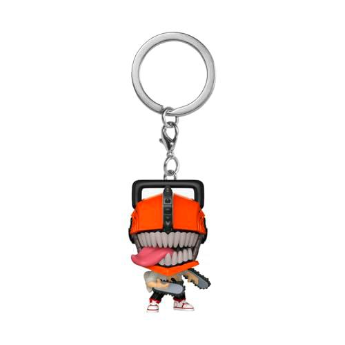 Funko Pop! Keychain: Chainsaw Man - Chainsaw Man - Minifigura de Vinilo Coleccionable Llavero Original