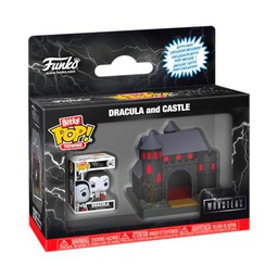 Funko Drácula Figura Vinilo Dracula's Castle Universal Monsters (Bitty Pop! Town) Unisex Pop! Standard
