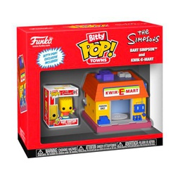 Funko Los Simpsons Figura Vinilo Bart Simpson and Kwik-E-Mart (Bitty Pop! Town) Sin clasificar Pop! Standard