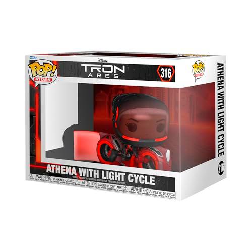 Funko Pop! Ride: Tron: Ares - Athena con Light Cycle