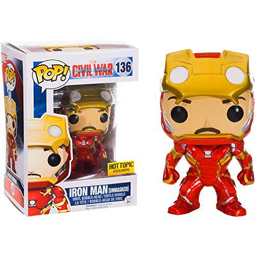 Funko Iron Man [Unmasked] (Hot Topic Exclusive): Captain America