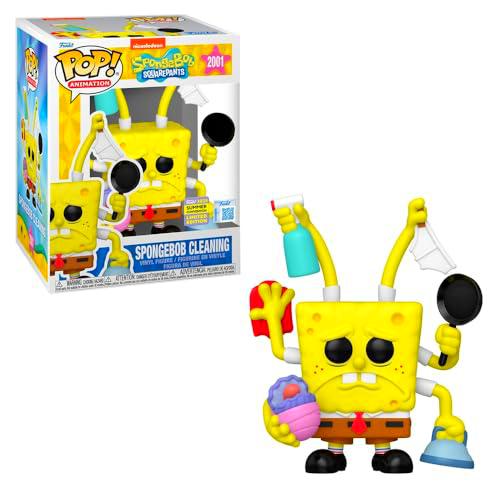 Funko Pop Premium Bob Esponja Limpieza 2001