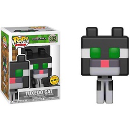 Funko ¡Popular! Juegos Minecraft Gato del Smoking 3,75" Figura de Vinilo de la Variante de persecución