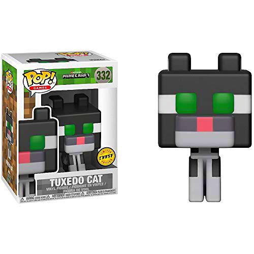Funko ¡Popular! Juegos Minecraft Gato del Smoking 3,75" Figura de Vinilo de la Variante de persecución