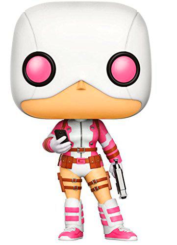 Funko 599386031 - Figura Marvel - gwenpool con Pistola y teléfono