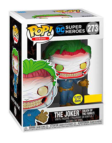 POP Funko DC Super Heroes 273 The Joker Death of The Family Glows in The Dark