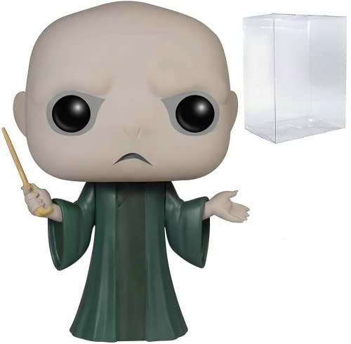 Funko POP Movies: Harry Potter - Figura de vinilo de Lord Voldemort (incluye funda protectora de caja compatible)