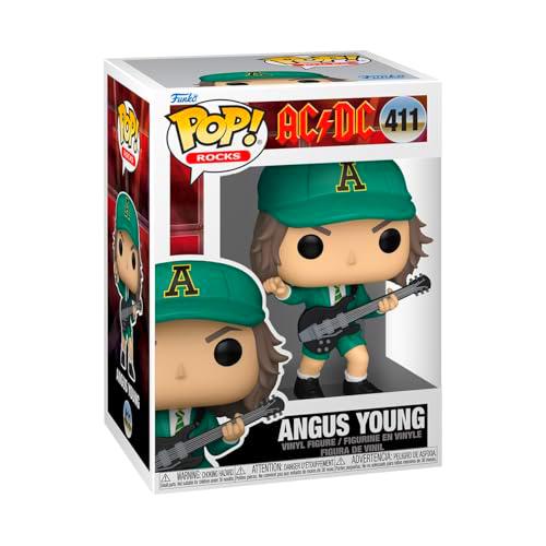 Funko Pop Rocks AC/DC, Angus Young, Green, Figura de Vinilo Coleccionable