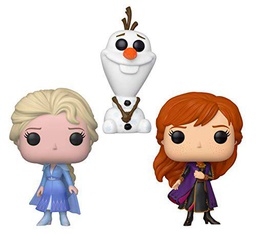 Funko Set 3 Figuras Pop Disney Frozen II Olaf, Anna y Elsa