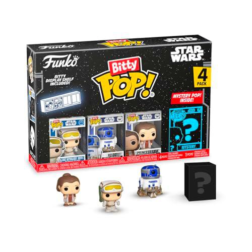 FUNKO Bitty Pop! SW - Luke 4pkY una Minifigura Misteriosa Sorpresa