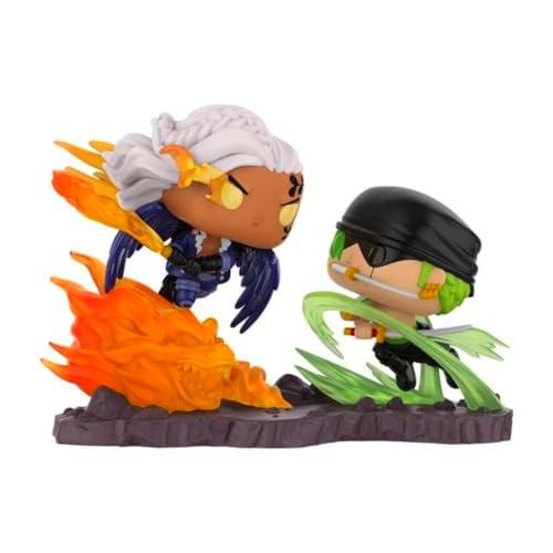 Funko Pop Moment Anime - One Piece Roronoa Zoro vs King #1954 | Epic Wano Arch Scene | Figura de vinilo coleccionable | Ideal para fanáticos y coleccionistas del anime