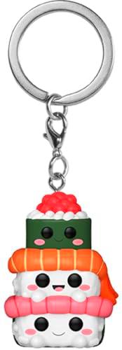 Funko Pop! Keychain: Foods - Sushi Trio - Minifigura de Vinilo Coleccionable Llavero Original