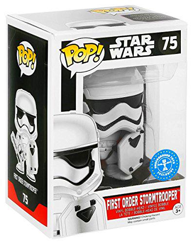 Funko 6408 Star Wars 6408 Pop Bobble Pop 7 Exc E7 TFA First Order Stormtrooper with Shield