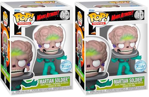 Funko Pop! Movies: Mars Attacks - Alien Soldier - 1/6 de Probabilidades de Obtener la RARA Variante Chase